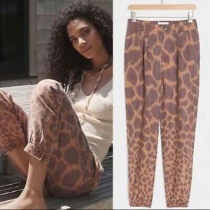 NWT Anthropologie Tamarind Animal Trouser Jogger